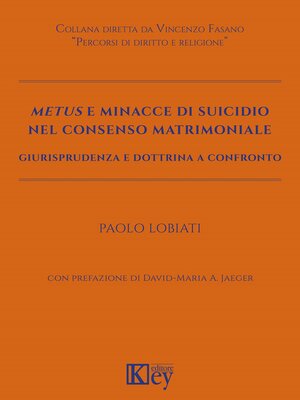 cover image of Metus e minacce di suicidio nel consenso matrimoniale
